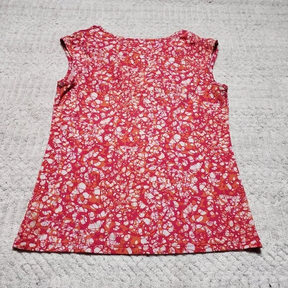 Michael Kors Women's Floral Patterned Cowl Neck Top Size M - Picture 5 of 9